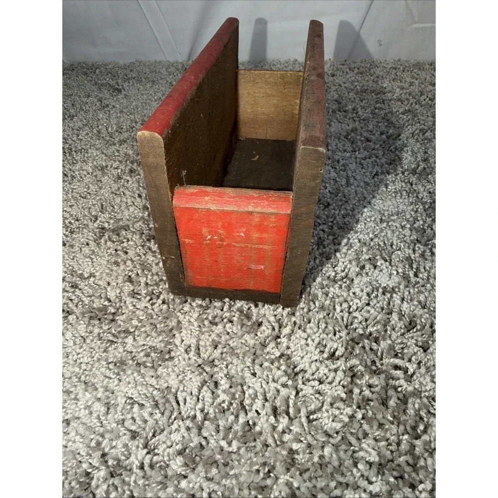 Vintage Wood Coca Cola Utensil Silverware Napkin Caddy Holder Wood  Coke